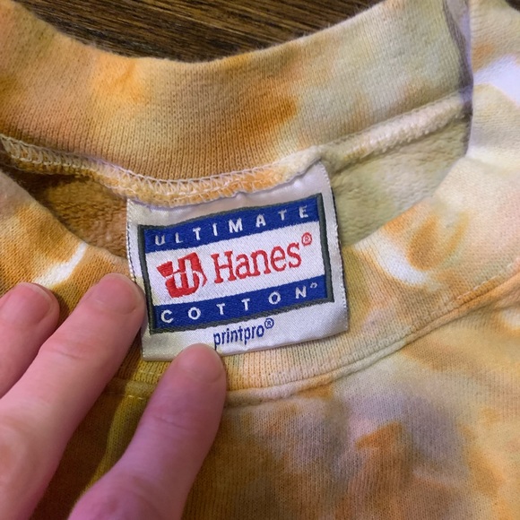 Awesome Tie Dyed and Printed Joshua Tree National Park Sweatshirt Small - Picture 6 of 6